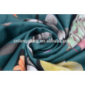 Impresión en la parte frontal de las mujeres borlas abrigo Wrap Shawl Cooton viscosa Shawl